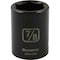 Dynamic 1/2" Drive Standard Socket, Black Phosphate, Tools 1/2" Drive 6 Point SAE, 7/8" Standard Length D014328 - alternate 1